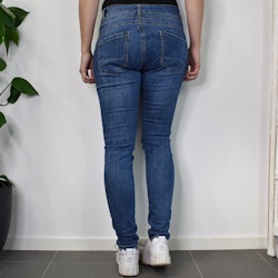 Jeans med Knappar BLÅ - 3D Denim