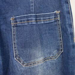 Vida Flare-Jeans Långa BLÅ - 3D Denim