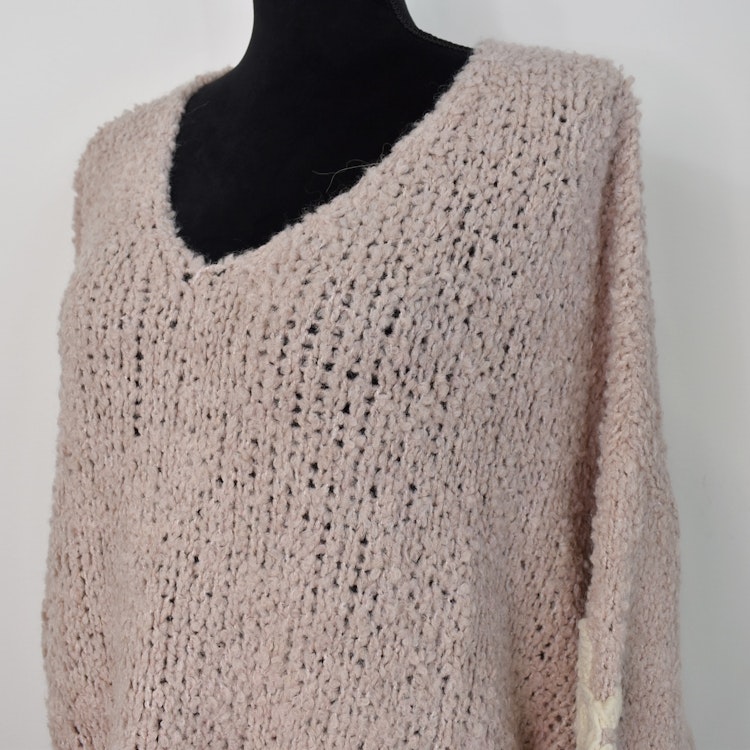 Stickad tröja Iria OLD PINK - Marta du Chateau