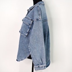Skjortjacka Denim LJUS BLÅ - 3D Denim
