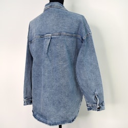 Skjortjacka Denim LJUS BLÅ - 3D Denim