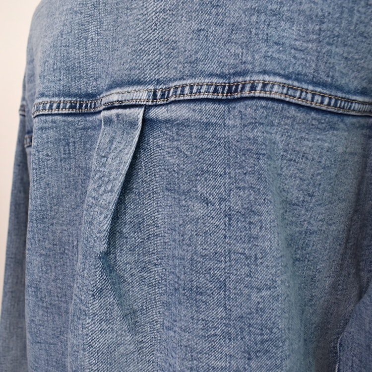 Skjortjacka Denim LJUS BLÅ - 3D Denim