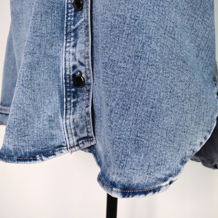 Skjortjacka Denim LJUS BLÅ - 3D Denim