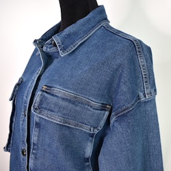 Skjortjacka Denim BLÅ - 3D Denim
