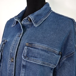 Skjortjacka Denim BLÅ - 3D Denim