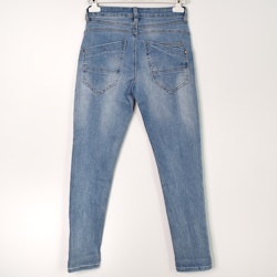 Jeans med Gylf LJUS BLÅ - 3D Denim