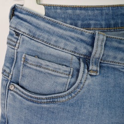 Jeans med Gylf LJUS BLÅ - 3D Denim