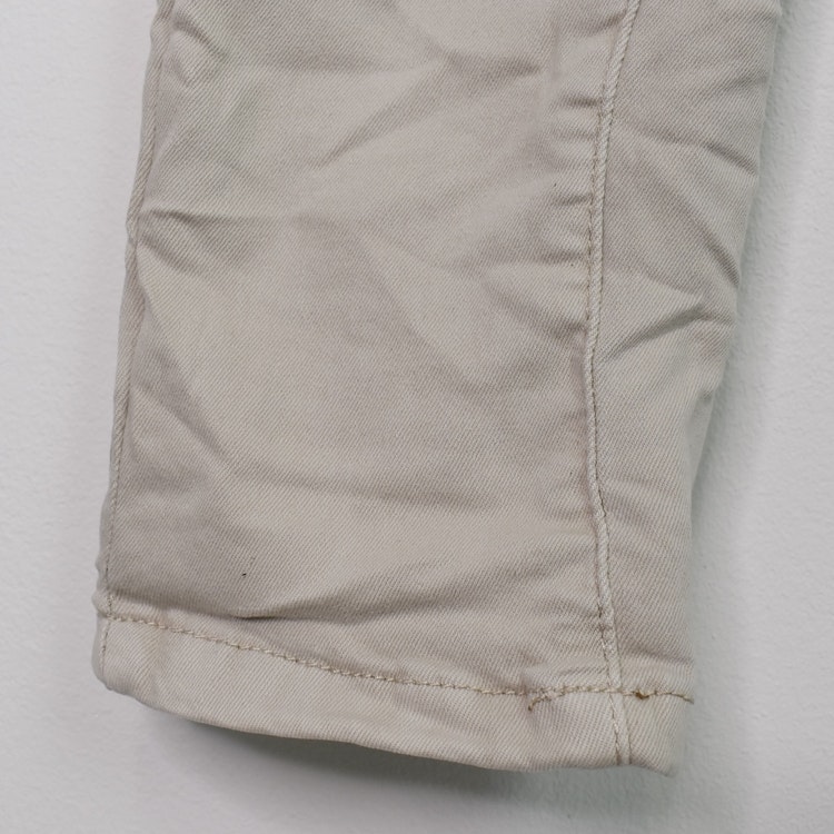 Jeans med Knappar BEIGE CHIARO - 3D Denim