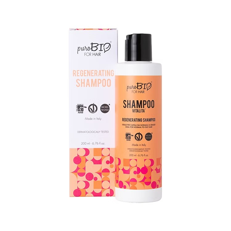 Shampoo Regenerating 200 ml - puroBIO Cosmetics