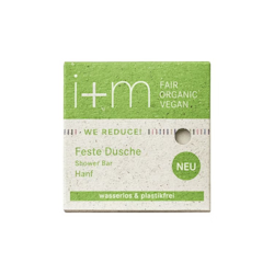 Duschtvål Fast WE REDUCE Hemp 50gr - i+m Naturkosmetik Berlin