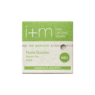 Duschtvål Fast WE REDUCE Hemp 50gr - i+m Naturkosmetik Berlin