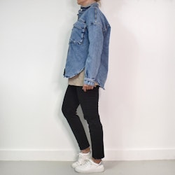 Skjortjacka Denim LJUS BLÅ - 3D Denim
