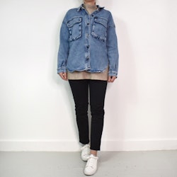 Skjortjacka Denim LJUS BLÅ - 3D Denim