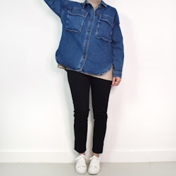 Skjortjacka Denim BLÅ - 3D Denim
