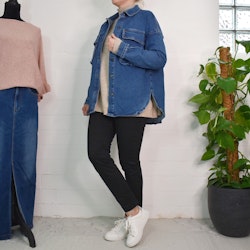 Skjortjacka Denim BLÅ - 3D Denim