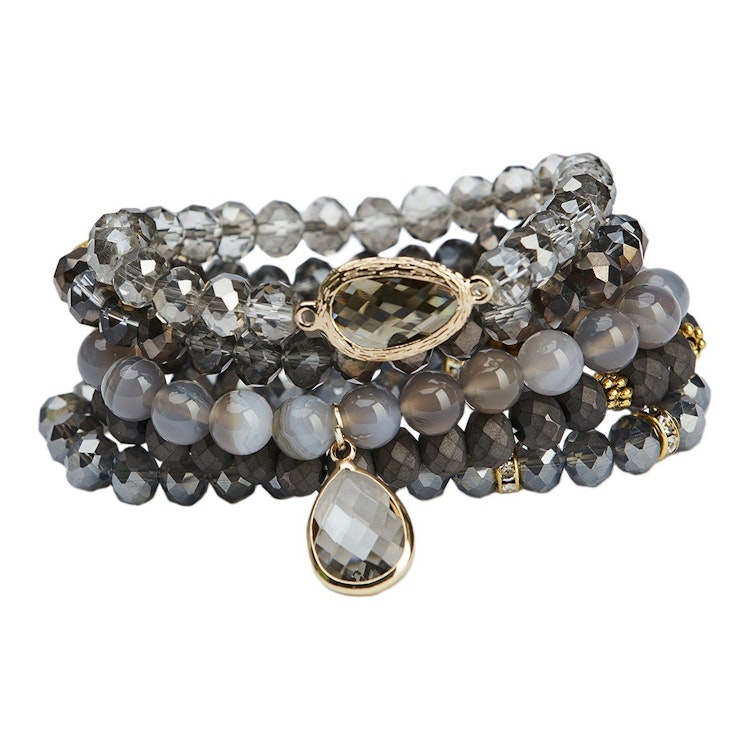 Armband Brianna GRÅ - The Moshi