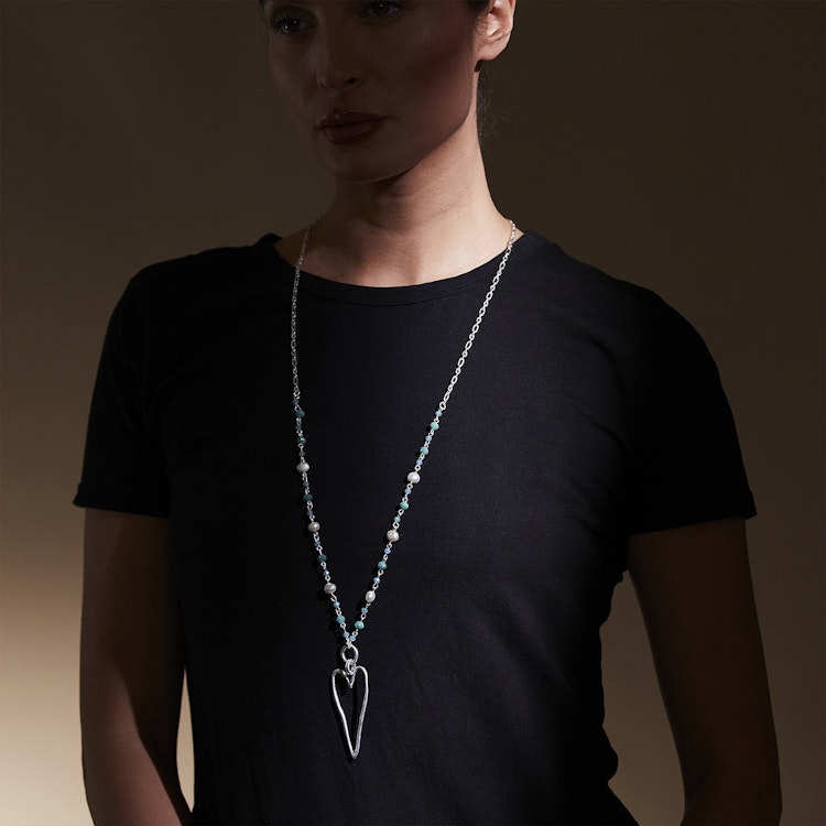 Halsband Fanny SILVER - The Moshi