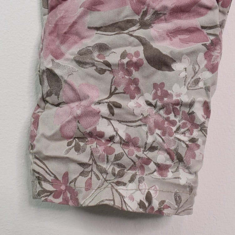 Stretchig Byxa Signe Blommig ROSA - Mix By Heart