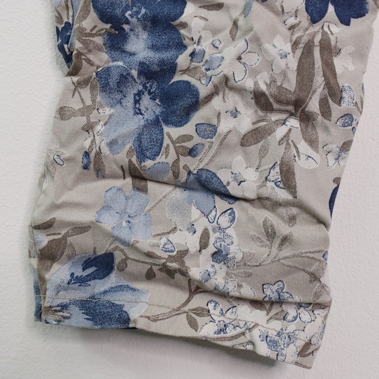Stretchig Byxa Signe Blommig BLÅ - Mix By Heart