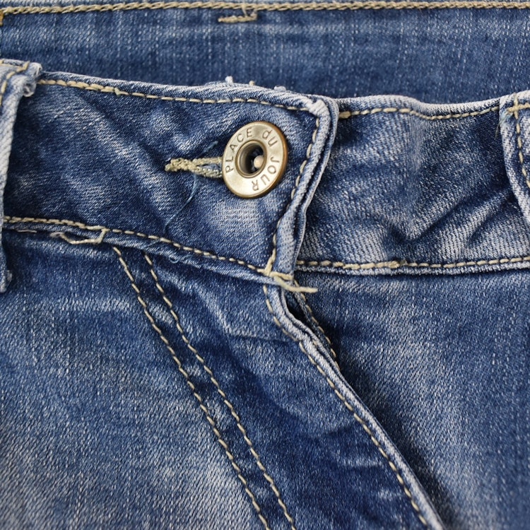 SECOND HAND Baggy Jeans BLÅ Storlek 34 - Place du Jour