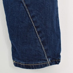 SECOND HAND Baggy Jeans MÖRK BLÅ Storlek S