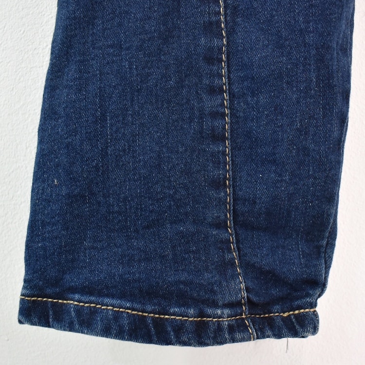 SECOND HAND Baggy Jeans MÖRK BLÅ Storlek S