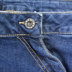SECOND HAND Baggy Jeans MÖRK BLÅ Storlek S