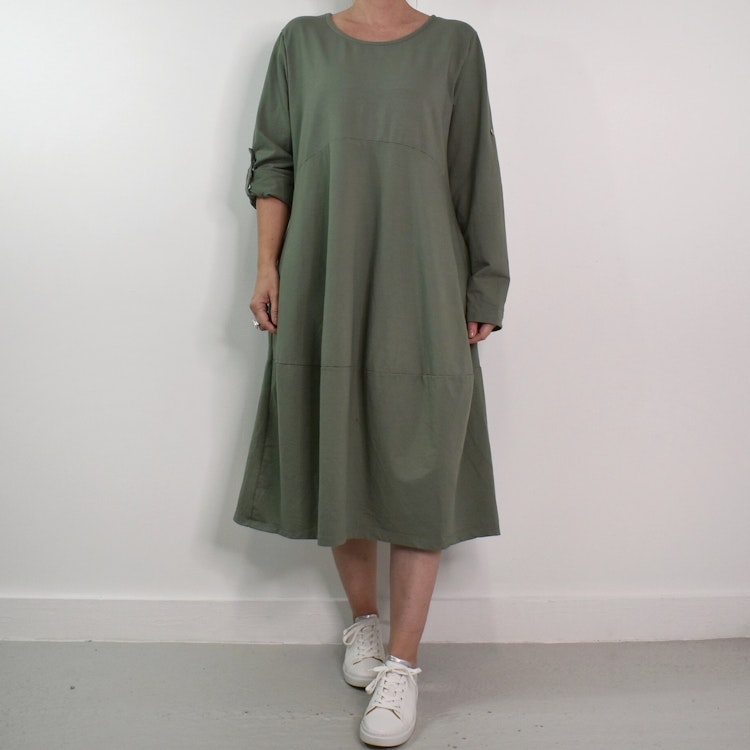 Sweatshirtklänning MILITARY