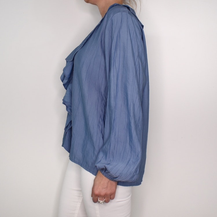 Blus Ribecka JEANSBLÅ - Mix By Heart