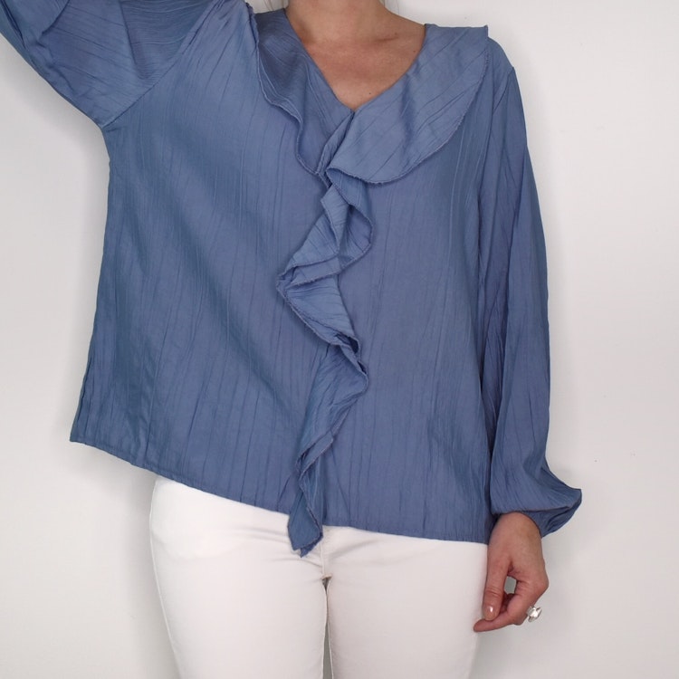 Blus Ribecka JEANSBLÅ - Mix By Heart