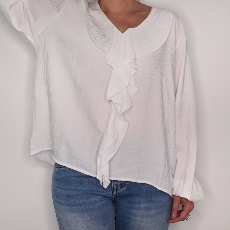 Blus Ribecka VIT - Mix By Heart