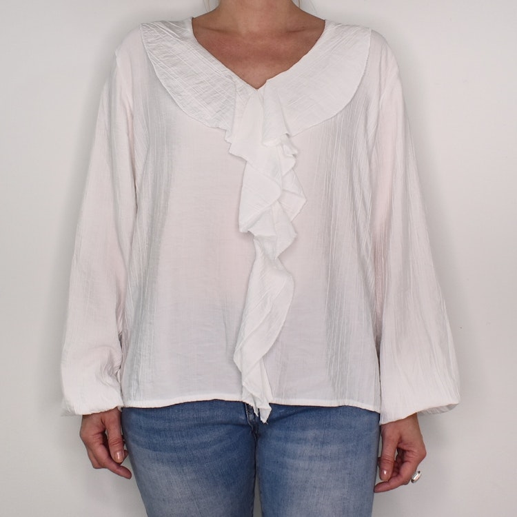 Blus Ribecka VIT - Mix By Heart