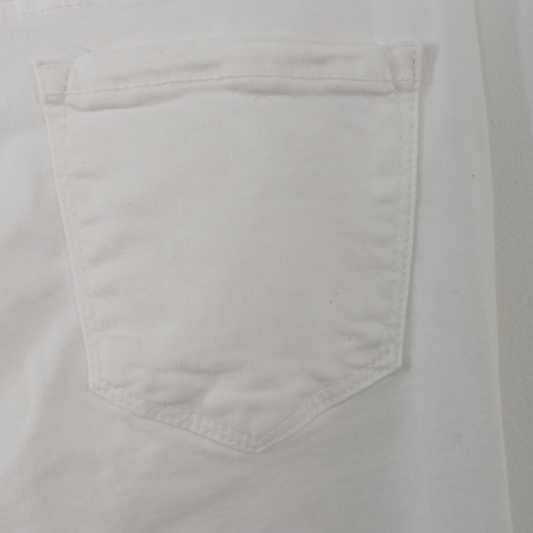 Stretchjeans Shortcut med fransar PANNA - 3D Denim