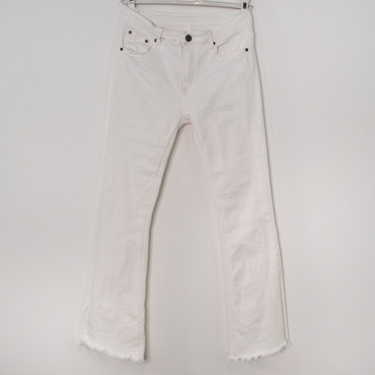 Stretchjeans Shortcut med fransar PANNA - 3D Denim