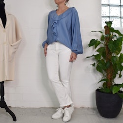 Stretchjeans Shortcut med fransar PANNA - 3D Denim