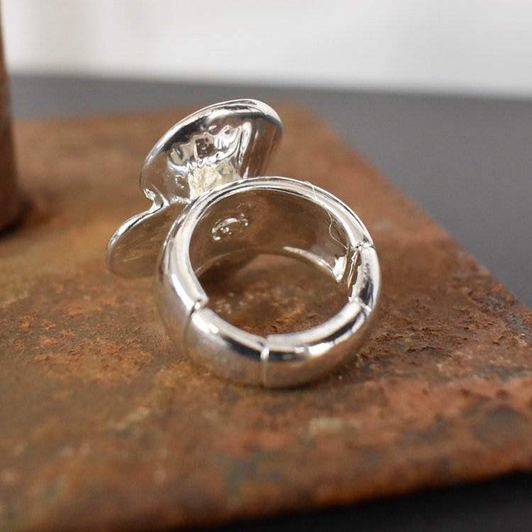 Elastisk ring Nathalie SILVER - The Moshi
