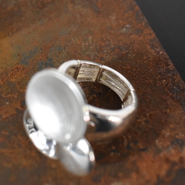 Elastisk ring Nathalie SILVER - The Moshi