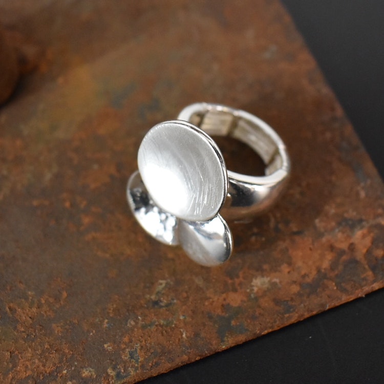 Elastisk ring Nathalie SILVER - The Moshi