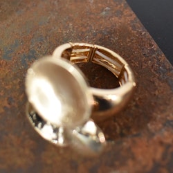 Elastisk ring Nathalie GULD - The Moshi