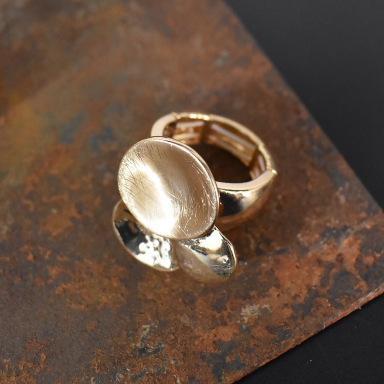 Elastisk ring Nathalie GULD - The Moshi
