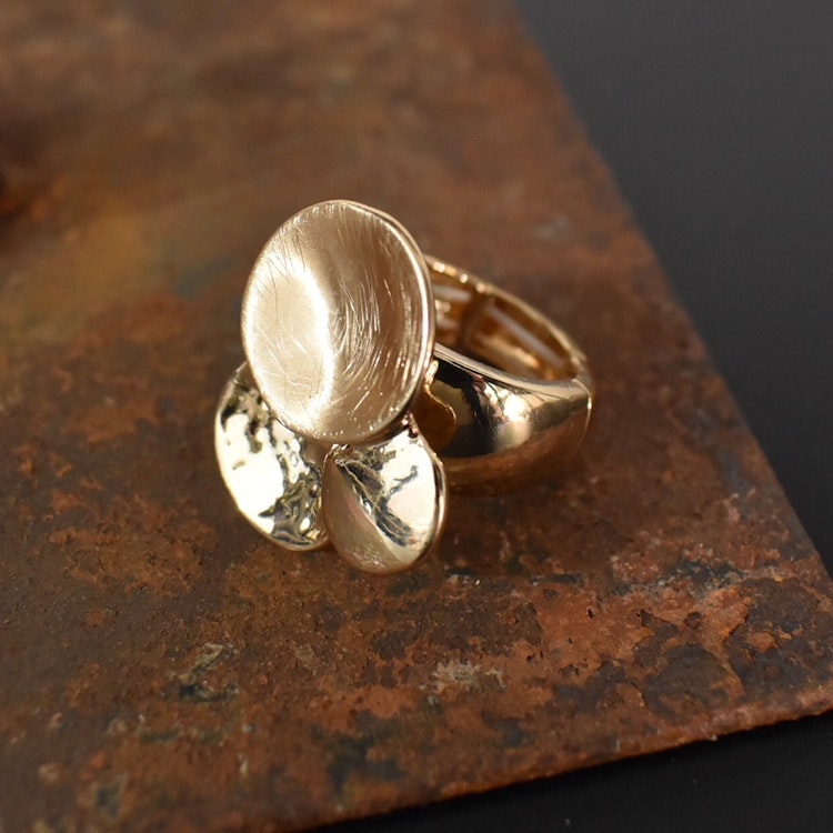 Elastisk ring Nathalie GULD - The Moshi