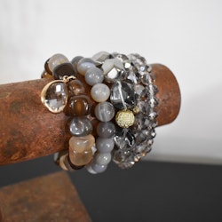 Armband Brianna GRÅ - The Moshi