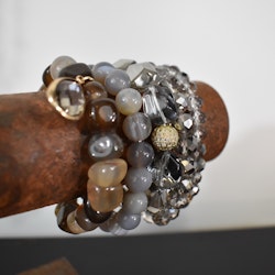 Armband Brianna GRÅ - The Moshi