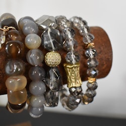 Armband Brianna GRÅ - The Moshi