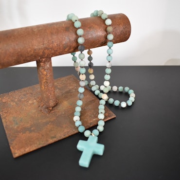 Halsband Caroline TURQUOISE - The Moshi