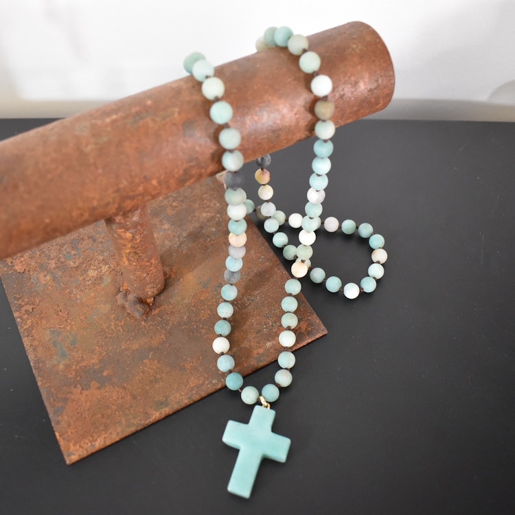 Halsband Caroline TURQUOISE - The Moshi