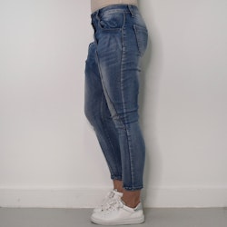 SECOND HAND Baggy Jeans BLÅ Storlek 34 - Place du Jour