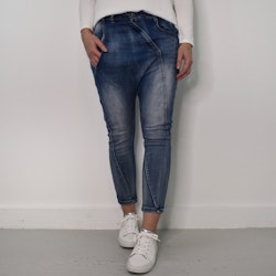 SECOND HAND Baggy Jeans BLÅ Storlek 34 - Place du Jour