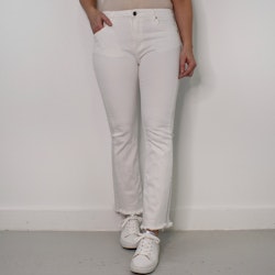 Stretchjeans Shortcut med fransar PANNA - 3D Denim