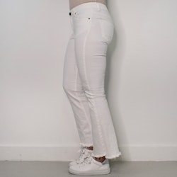 Stretchjeans Shortcut med fransar PANNA - 3D Denim